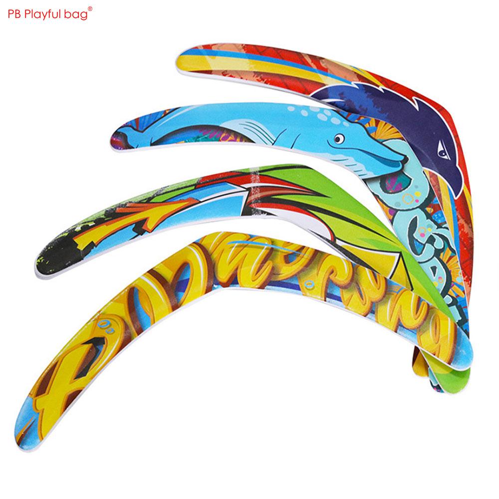 Professional EVA Outdoor Flight Boomerang Adult Child Outdoor Sports Game Toy Soft Safety Boomerang AC164 6