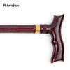 Red Wooden Single Joint Fashion Walking Stick Decorative Cospaly Party Walking Cane Halloween Mace Crutch  Wand Crosier 93cm