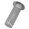 Filtr odpływowy ze stali nierdzewnej do umywalki, filtr ochronny do odpływu podłogowego, akcesoria kuchenne i łazienkowe, średnica wewnętrzna 3,3 cm, wysokość