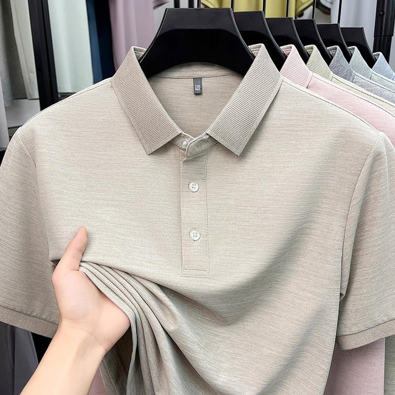 

Men s Polo Shirts Short Sleeve Cotton Pique 3 Buttons Golf Shirts Classic Fit Casual Performance Shirts 4XL