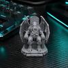 Cthulhu Throne Statue 3D Printed Statue, Gothic Resin Figurine for Shelf & Desk Mysterious Retro Ornaments Decor, Tentacle Monsters Dark Fantasy