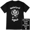 Nova Camiseta Autêntica Motorhead England War Pig Heavy Metal Ace of Spades Banda Camiseta Unisex