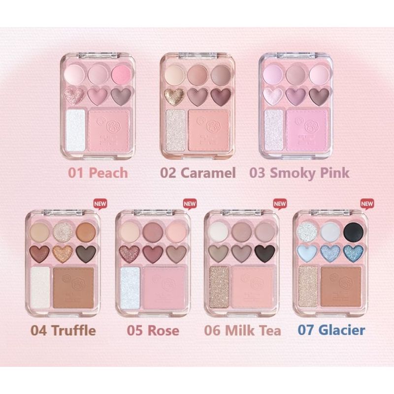 GOGO TALES - Heart Blush Palette - Caramel