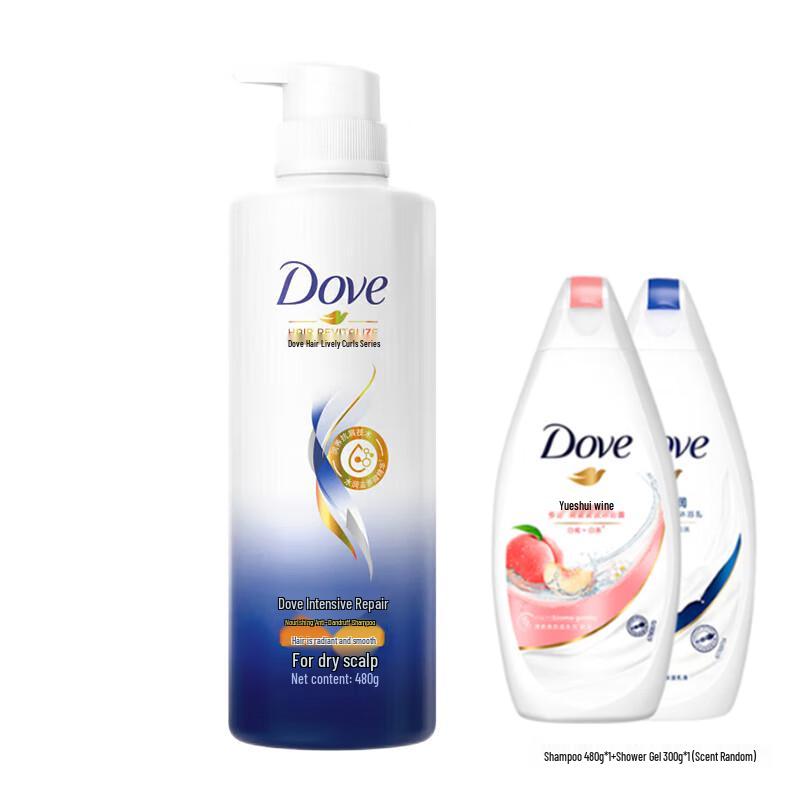 Dove Intensive Repair Anti-Dandruff Shampoo & Body Wash Set