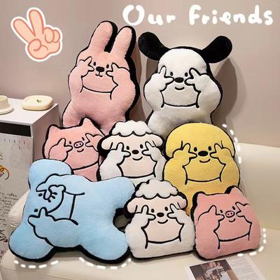 Cute Dog Doll Sleeping Pillow Sofa Cushion Back Pillow