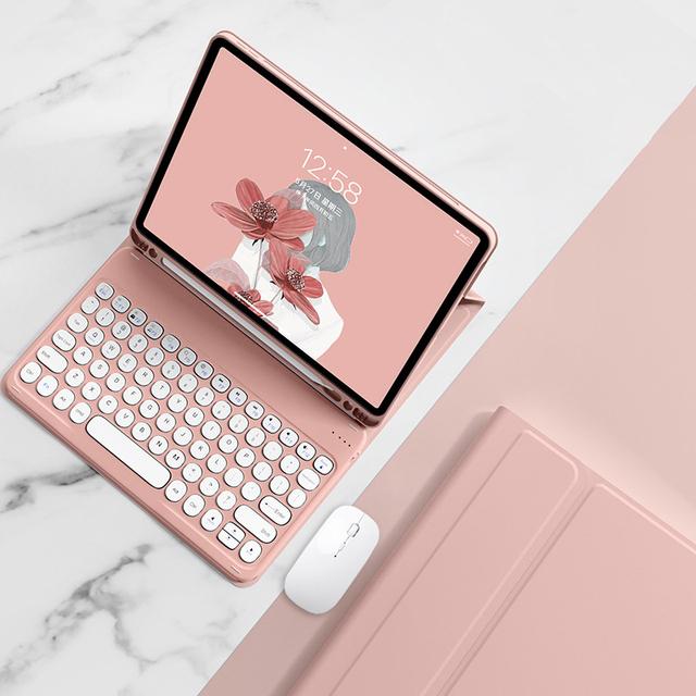 

Чехол для iPad Mini 6, 2021, 8,3 дюйма, с магнитной клавиатурой, чехол для iPad Mini 4, 5, складной смарт-кожаный чехол, беспроводная клавиатура for ipad mini 4 5