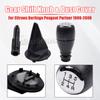 Manual 5 Speed Gear Shift Knob Stick Lever Shifter HandBall Gaiter Boot Case For Citroen Berlingo for Peugeot Partner 2008-2018