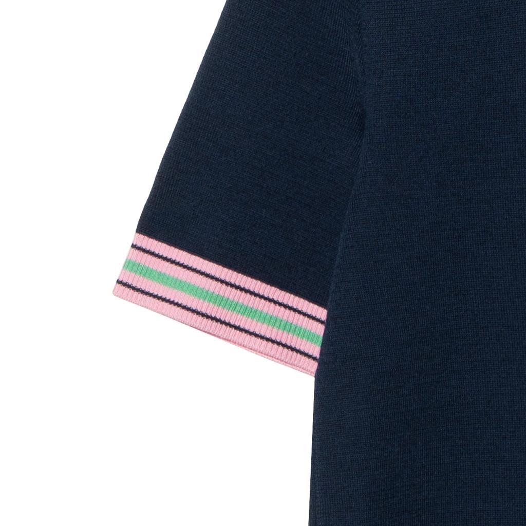 Gucci SS24 Short Sleeved Dress Women's Marine Blue 782256-XKD0I-4215