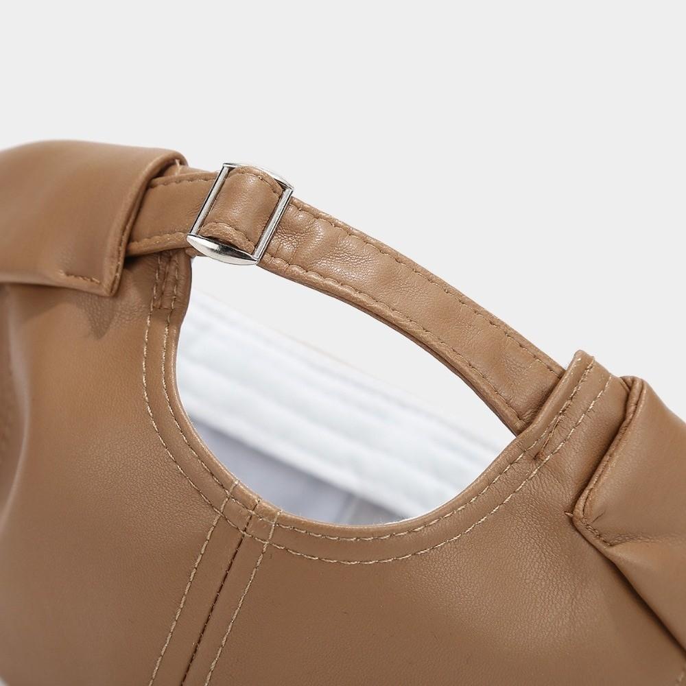 Leather Brimless Round Landlord Hat Solid Color Trendy Cap New Melon Skin Hat Unisex