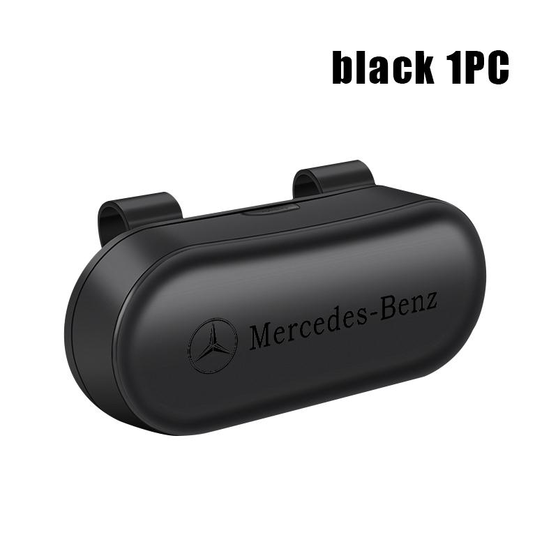 Car Visor Sunglasses Glasses Case Glasses Holder Clip Box For Benz AMG CLA CLS C180 C200 W204 W205 Exclusive A C E R V Class