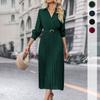 Damen High-End Einfarbiges Kleid - Frühling/Herbst Mode