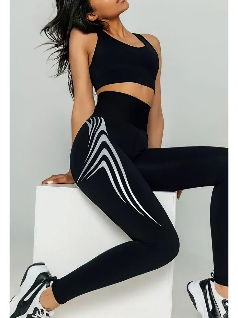 Women’s High-Waist Solid Color Yoga and Fitness Pants