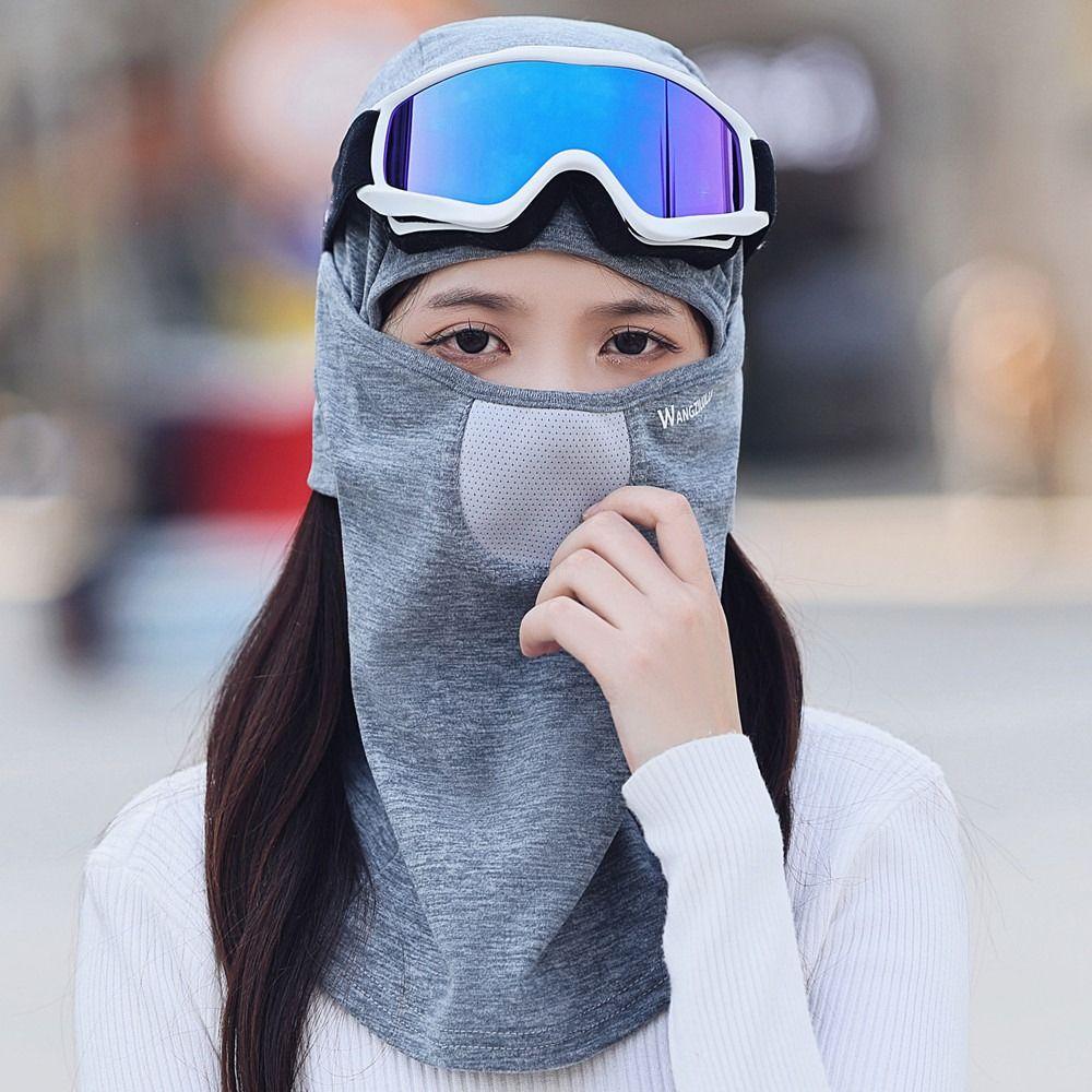 Neck Warm Balaclava Hat Windproof Ear Protection Hat Fashion Full Face Mask Outdoor