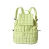 Schoolbag Down backpack Women's new cotton bag Fashion pleated cloud bag Commuter travel Large capacity backpack