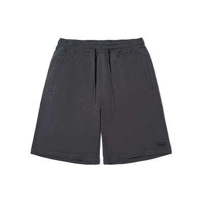 Solid Color Lace-Up Knitted Shorts Men Shorts Gray Black VN000FR01O7