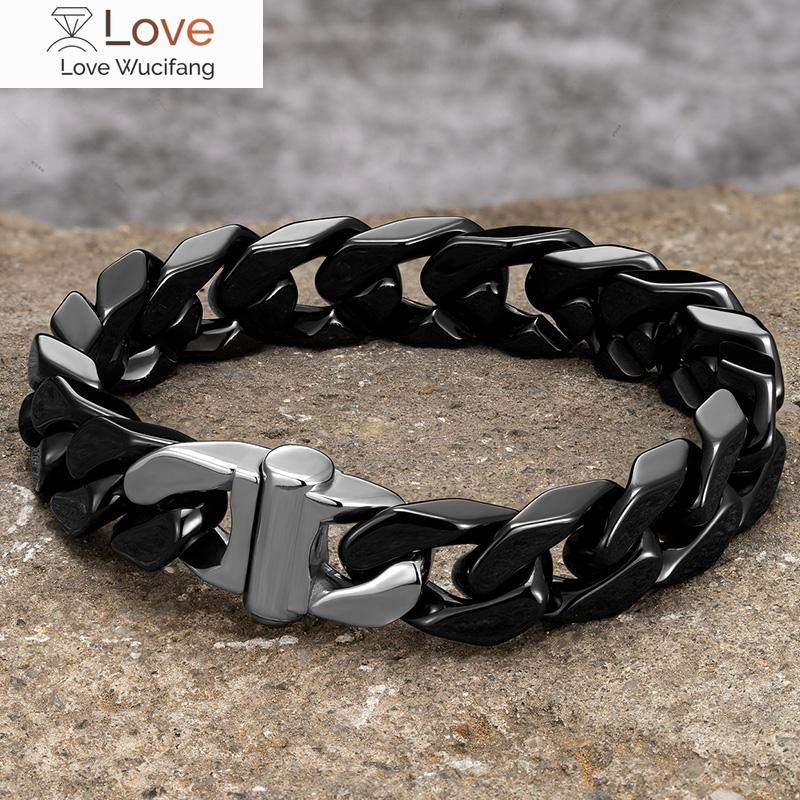 

Нержавеющая сталь мужские керамические браслеты-цепочки панк-аксессуары для рук модные браслеты ювелирные изделия оптом друзья подарки высокое качество 21cm