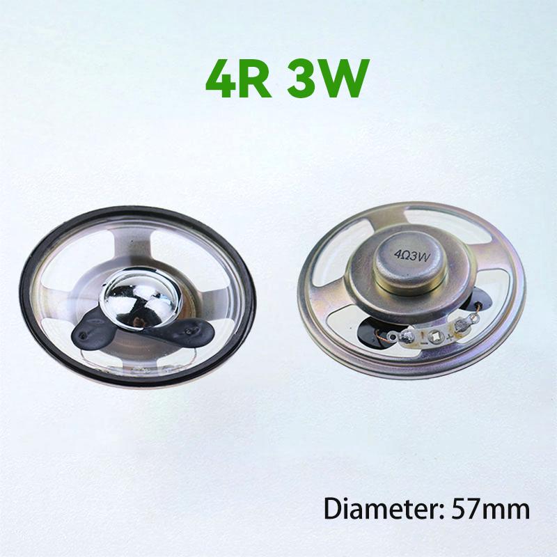 2PCS Speaker Horn 4R 3W 5W Diameter 36mm 40mm 45mm 50mm 52mm 57mm 78mm Amplifier Rubber Gasket Loudspeaker Trumpet 4 ohm