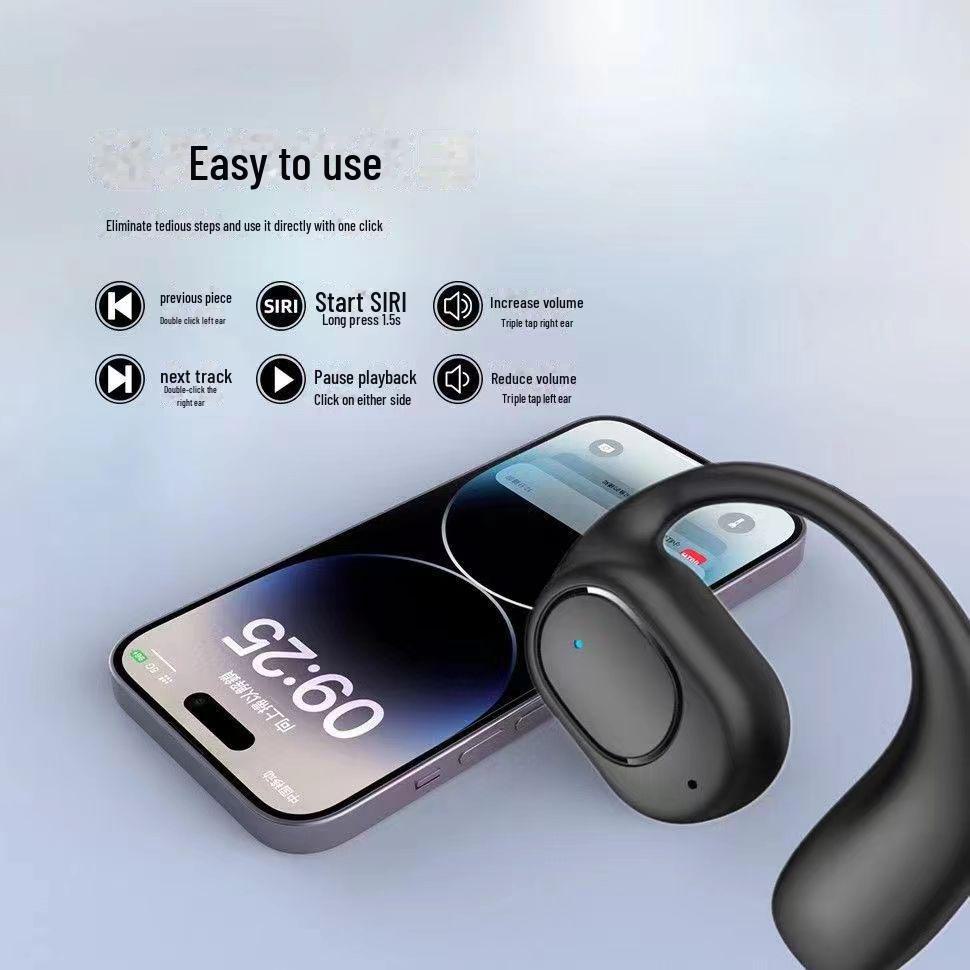 Einohriges Bluetooth-Headset für OPPO, Vivo, Xiaomi, Huawei, Apple - Nicht-In-Ear-Stil