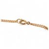 Auth Christian Dior Bracelet Round Logo Gold di9905yu