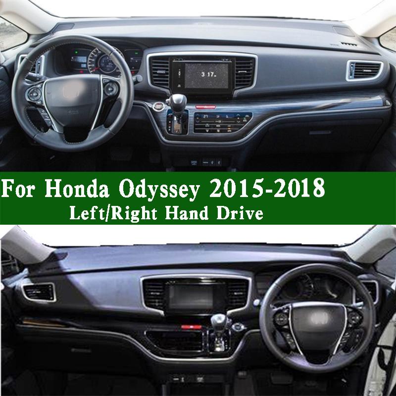 For Honda Odyssey RC1 RC2 RC4 2015-2018 Dashmat Dashboard Cover trument Panel Protective Pad Dash Mat Anti-Dirt Proof