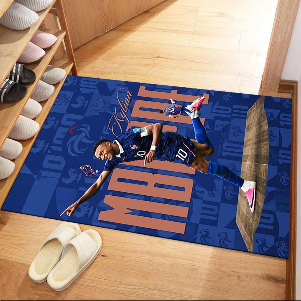 Mbappe 171 Floor Rug Office Rug Perfect for Dormitory Outdoor Dining Room Bedrooms Antislip Carpet Office home decor