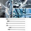 6pcs  6mm 14" Shank Aluminum Rotary Burr Extra Long 150mm Milling Cutter