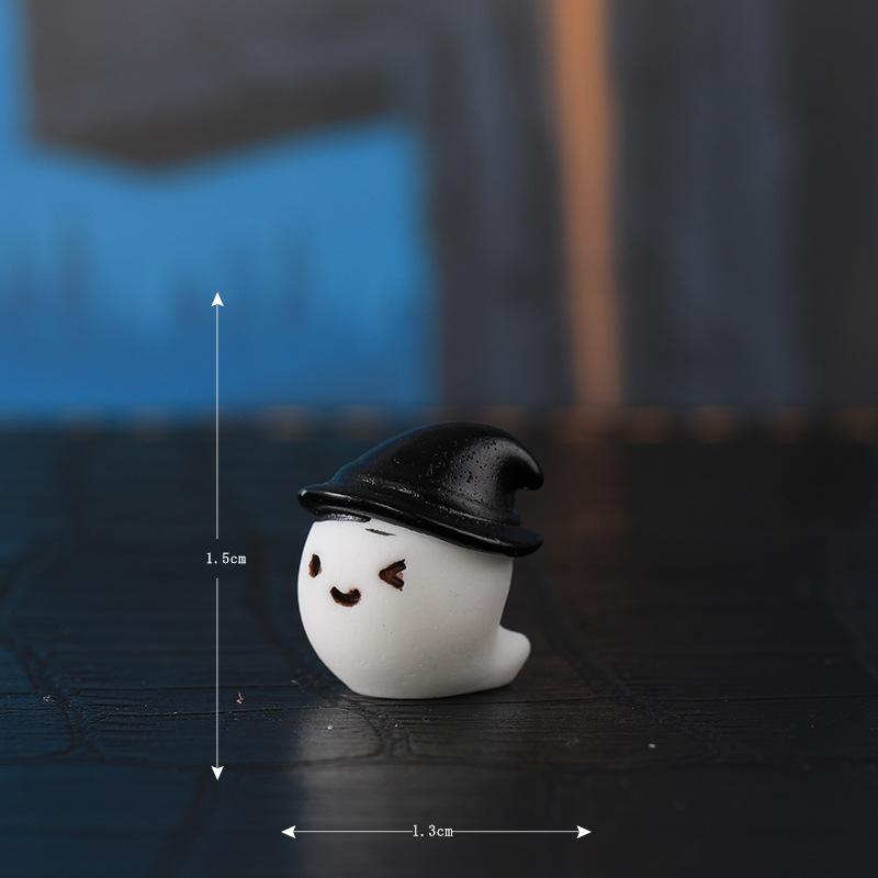 Halloween Små Dekorative Gjenstander Mikrolandskap Bonsai Sukkulentdekorasjon Kanin Mikrolandskap Resin Tilbehør
