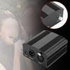RANNYY Microphone Power Supply 48V Phantom Power Adapter for Condenser Microphones Mini 1-Channel US Regulations