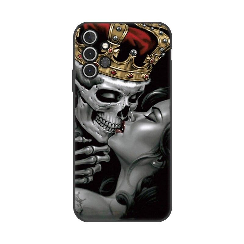 Чохол Skeleton Skull для Samsung A51 A52 Чохол для Galaxy A71 A50 A12 A70 A72 A21S A32 A31 A40 A41 A22 A30 A70e Чохол A 12 52 Etui