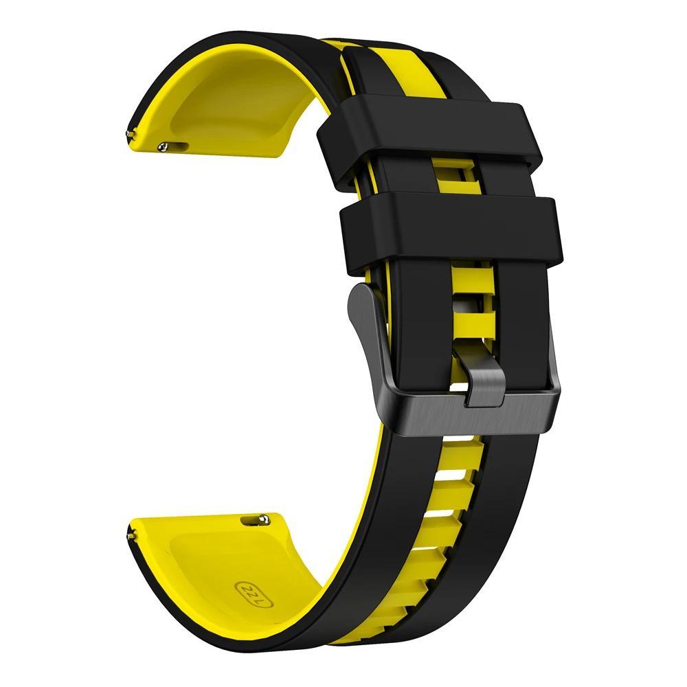 22 20mm Silicone Strap For HUAWEI WATCH GT 4 Pro 46mm Replacement Band GT 3 2 42mm HONOR Magic Watch 4 GS 3 Pro ES Bracelet Belt