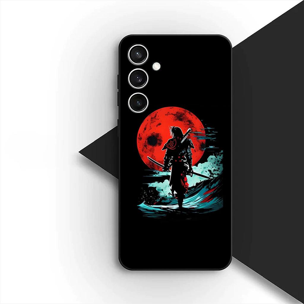 Protective Cover for Apple iPhone 17 Pro XS Max Air 6 7 8 Plus 5 + SE 2022 SE2 16E Casing Phone Case Bushido Samurai Yin Yang