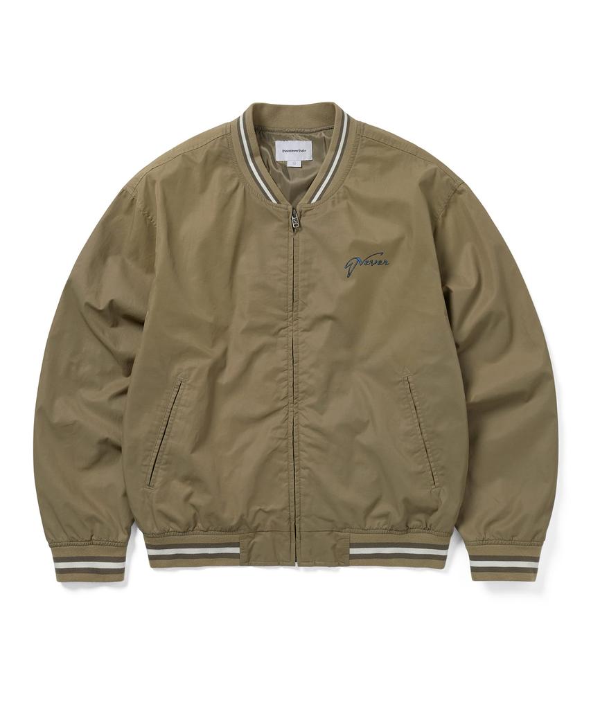 Thisisneverthat Ausgeblichene Stadionjacke Beige