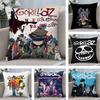 Band G-Gorillaz Music Pillow Case Square Double‑Sided Print Cushion Case For Sofa Home Bedchamber Decor Gift