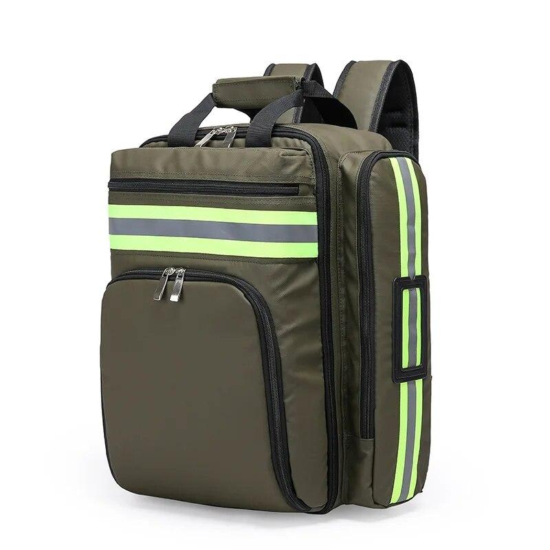 First Aid Medical Bag Outdoor Emergency Rescue Large Sorted Storage Bag Multi-pocket Waist Bag Camping Survival Trauma Backpack