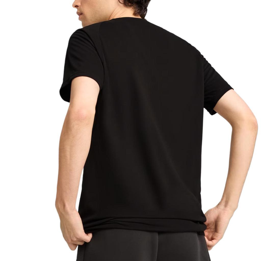 Puma Evo Brand Logo Fashionable Versatile Skin-Friendly Short Sleeve T-Shirt Men Tops Black 687588-01