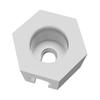 2 x Replacement Nut Suitable for Sodastream Crystal 1.0  2.0 Replacement Part Fastener Nut (White) Edition 0701