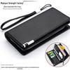 Men’s Large Capacity Zipper Clutch: Phone & Card Holder Trendy Handbag