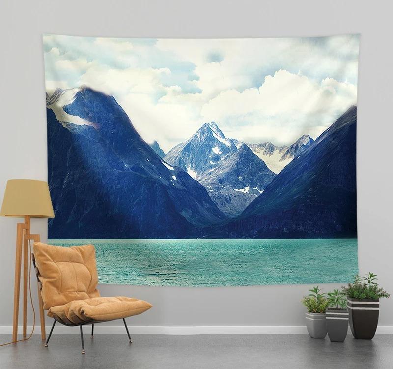 

Узор уличной телефонной будки, подвесная ткань, украшение для стен дома, гобелен, спальня, гостиная, гобелен 100x75cm