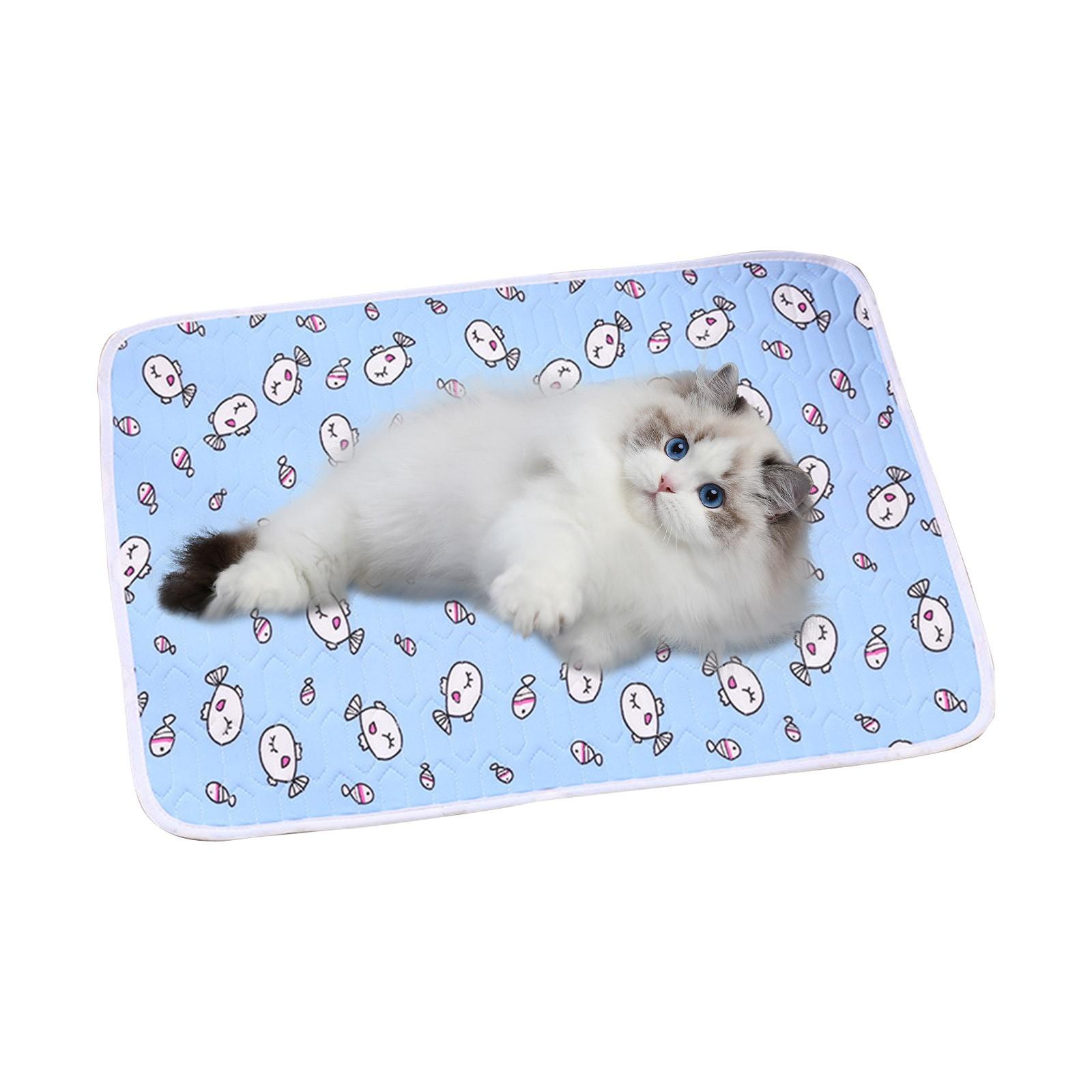 

Летний латексный коврик для домашних животных, коврик для собаки, коврик для сна, коврик для сна, шелковый коврик для собаки, коврик для льда, товары для домашних животных 40*30 см One Size