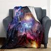 Galactic Spiral Flannel Blanket Throw Blanket Soft Warm Sofa Bed Camping Car Home Decor Unique Christmas Gift C9301058