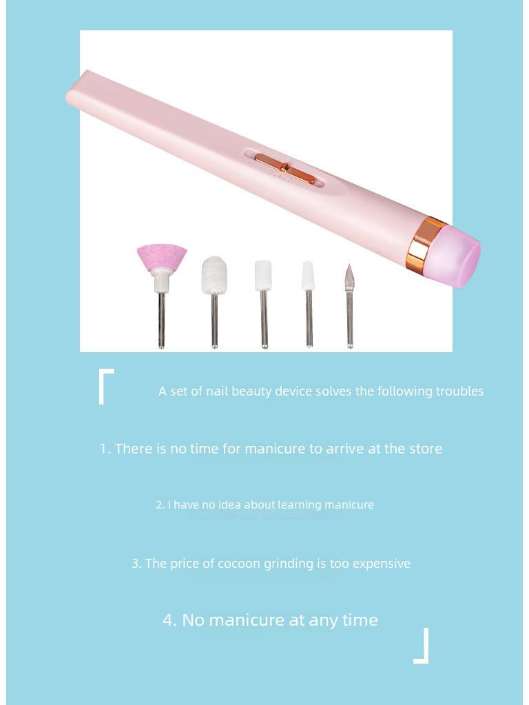 Portable Mini Electric Nail Grinder & Clipper