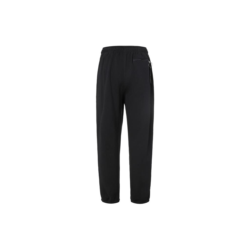 Nike Sportswear Circa Elastic Waist Joggers With Solid Color Logo Print Men Bottoms Black FB2814-010