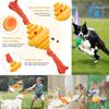Dog Interactive Toys Pull Rope Tug of War Double Knot Rope Ball Slow Leakage Food Balls Improve IQ Bite Resistant Tooth Toys