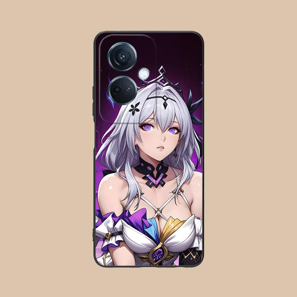 

HSR Castorice Matte TPU Mobile Phone Case for OPPO Find X9 X8 X7 X6 X5 X3 X2 Plus s Pro Ultra Lite Colorful Printing Cover OPPO Find X2 Pro