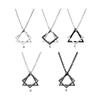 Alloy Necklace Hanging Pendent Collar Jewelry Geometry Male Decorations Modern Rustproof Fashionable Streetwear