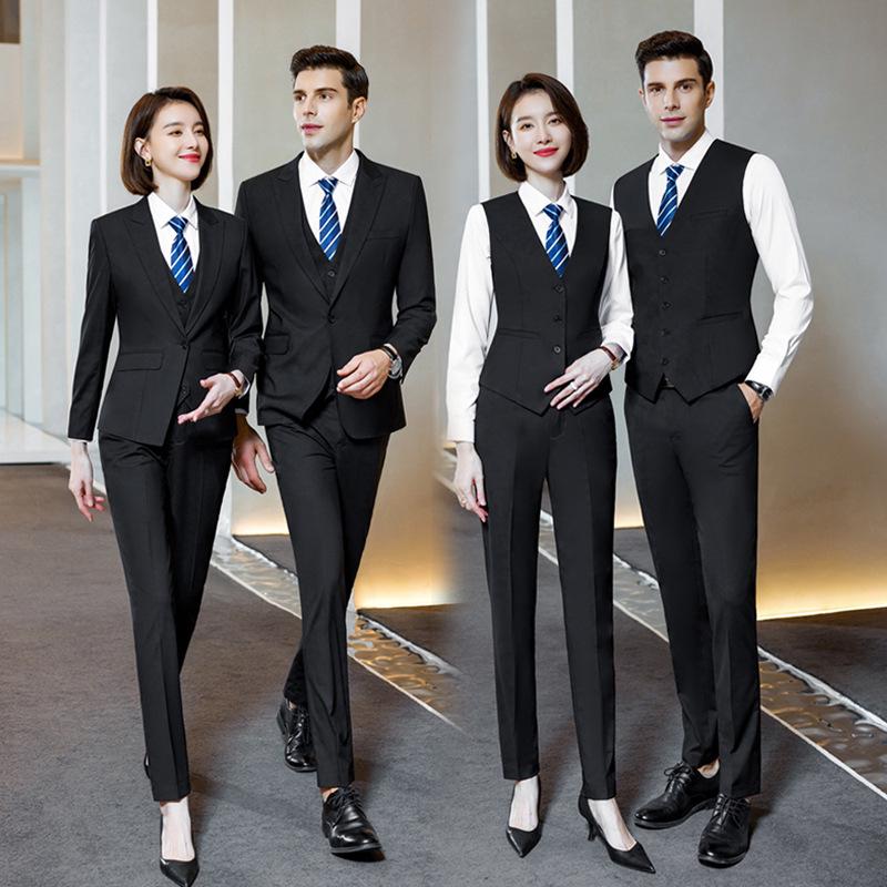 

Women s High-End Professional Suit Set – Formal Spring/Autumn Wear for College Students & Hotel Front Desk XXL