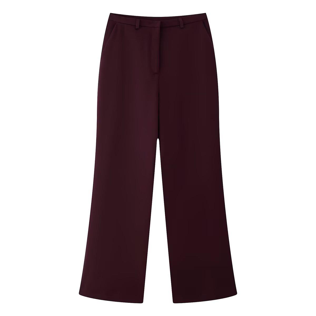 Foreign Trade Wholesale 2025 New European and American Women s Fashion Padded Shoulder Slim Suit Jacket Casual Long Pants Set XS