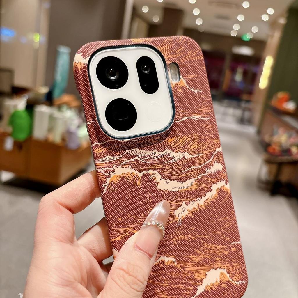 For OPPO Find X9 Pro Case Fashion Hard PC Waves Protective Back Cover Case For Find X9 Ultra X9S X8S Pro+ X8Ultra Phone Shell