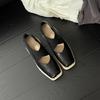 Korean Style 8CM Height Boost Ballet Espadrilles with Thick Sole & Cross Strap Wedge Heel - 2025 Edition