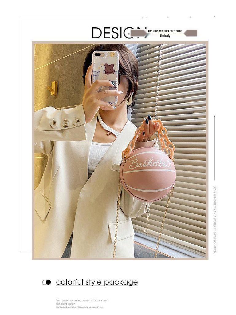 Borsa a tracolla da basket personalizzata alla moda da donna 2025